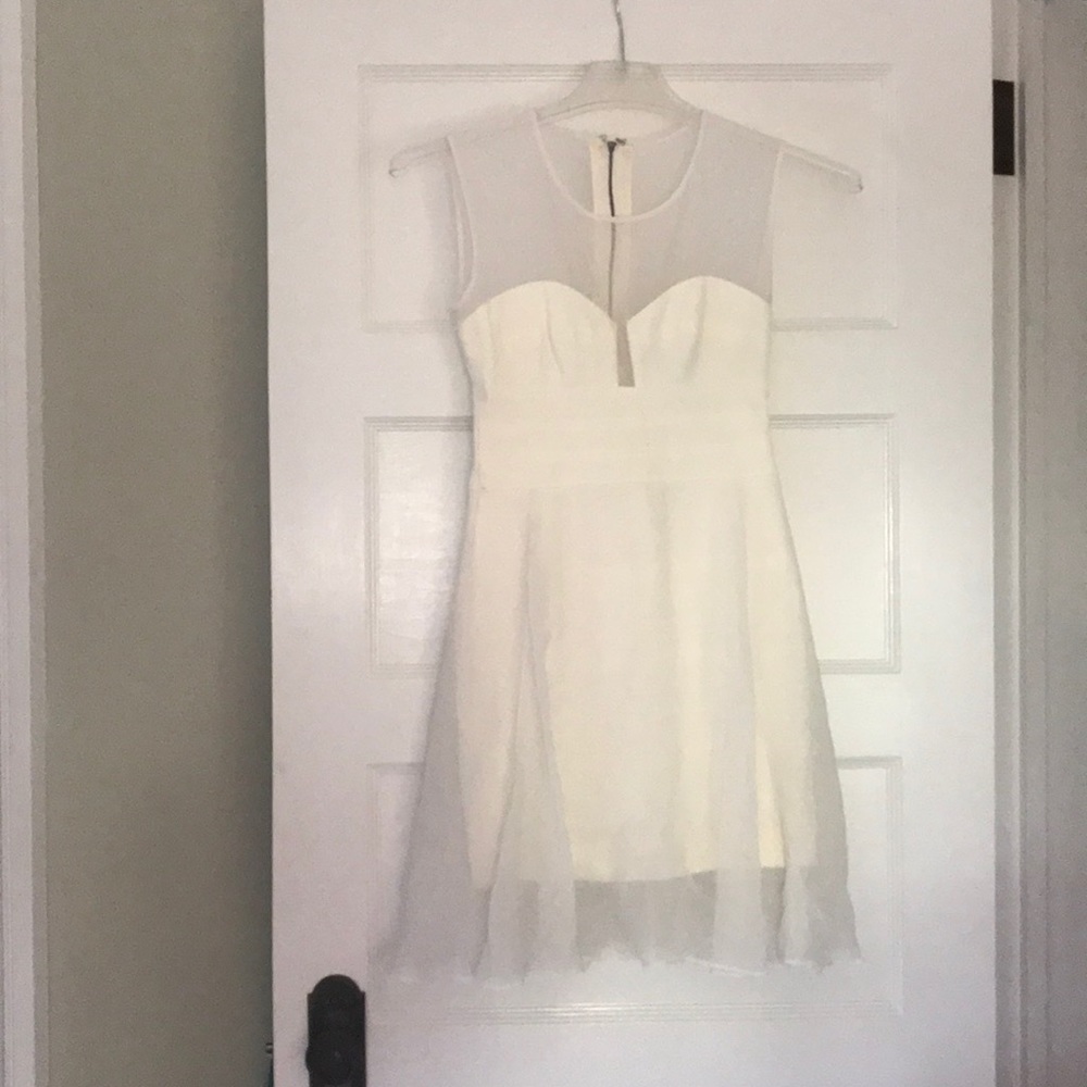 BCBG white dress